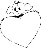 bambina con cuore gigante
