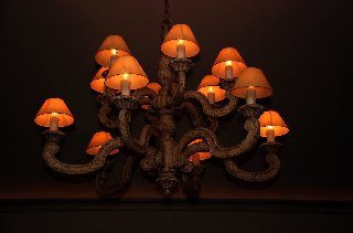 lampadario romantico