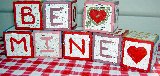 messaggio romantico lasciato con i cubi