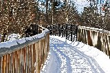 bellissimo ponticello innevato